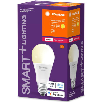 LED žiarovka E27 A60 9W 806lm 2700K Warm LEDVANCE SMART+ ZigBee Dimmable