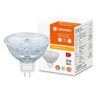 LED žiarovka MR16 5W  35W 350lm 4000K Neutrálna 36° CRI90 12V stmievateľná LEDVANCE Superior