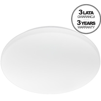 Plafond LED stropné svietidlo do kúpeľne s povrchovou montážou 13W 4000K IP44 so senzorom pohybu SOFI LX White 28cm