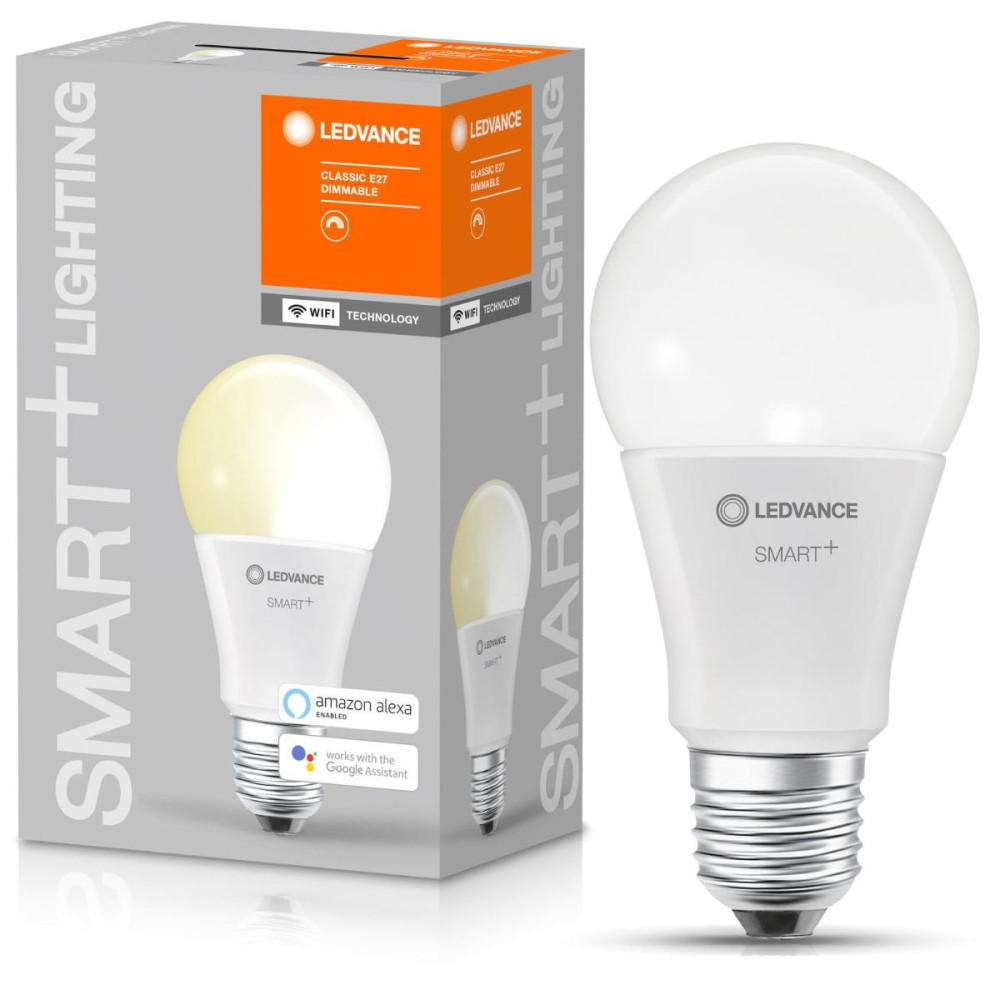 LED žiarovka E27 A60 9W 806lm 2700K Warm LEDVANCE SMART+ WiFi Dimmable