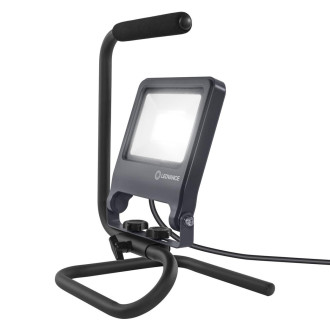 LED reflektor 30W 2800lm 4000K IP65 šedý LEDVANCE WORKLIGHTS S-STAND prenosný