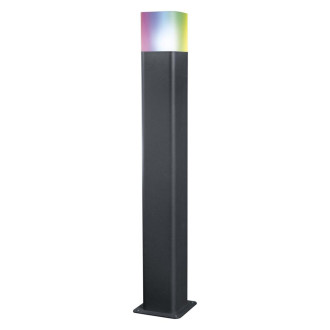 Záhradné stĺpikové LED svietidlo INTELLIGENT 9,5W RGB+W Grey 50cm SMART+ WiFi CUBE LEDVANCE