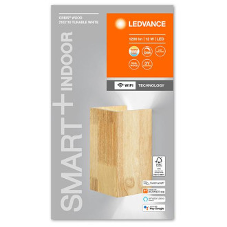 SMART+ WIFI nástenné svietidlo 12W ORBIS SWAN WOOD LEDVANCE