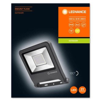 LED reflektor 50W 4500lm 3000K IP65 Sivý LEDVANCE reflektor Endura