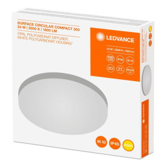 LED COMPACT IK10 24W 3000K LEDVANCE Teplé nástenné svietidlo