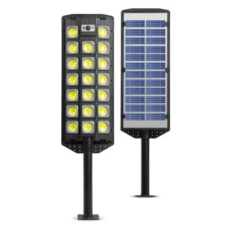 Solárny nástenný reflektor - 520 SMD LED - 3000 lm - 20W - 4500 mAh - IP65