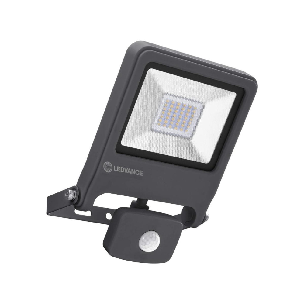 LED reflektor 30W 2700lm 4000K IP44 sivý so senzorom pohybu LEDVANCE Floodlight Endura