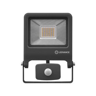 LED reflektor 30W 2700lm 4000K IP44 sivý so senzorom pohybu LEDVANCE Floodlight Endura