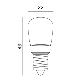 LED žiarovka E14 2W 200lm 4000K Neutral Kobi