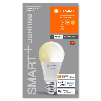 LED žiarovka E27 A60 9W 806lm 2700K Warm SMART+ WiFi Dimmable Classic LEDVANCE