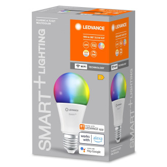 LED žiarovka E27 A75 9,5W 1055lm RGBW SMART+ WiFi stmievateľná Classic LEDVANCE