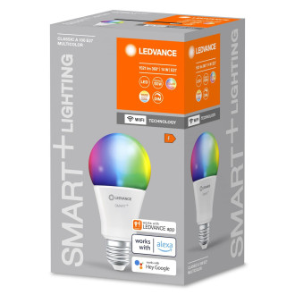 LED žiarovka E27 A100 14W 1521lm RGBW SMART+ WiFi stmievateľná Classic LEDVANCE