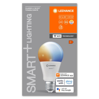 LED žiarovka E27 A100 14W 1521lm SMART+ WiFi CCT Stmievateľná Classic LEDVANCE