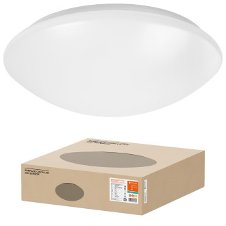 LED Plafond SURFACE CIRCULAR SENSOR 35 cm 18W 1440lm 3000K IP44 LEDVANCE Stropné svetlo so senzorom pohybu