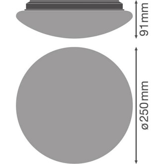 LED stropné svetlo SURFACE CIRCULAR SENSOR 25 cm 13W 960lm 4000K IP44 so senzorom pohybu LEDVANCE