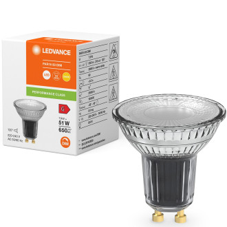 LED žiarovka GU10 7,9W  51W 650lm 3000K Warm 120° DIM LEDVANCE