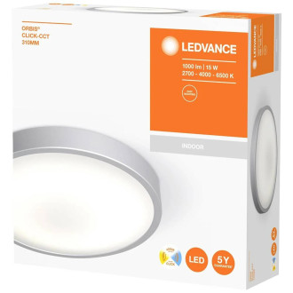 Plafond LED stropné svietidlo 15W 6500K CCT tlačidlo ORBIS LEDVANCE