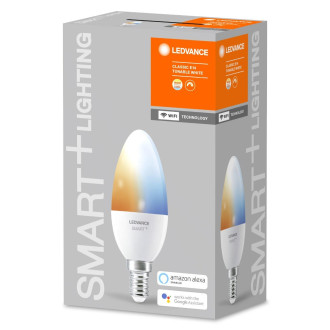 LED žiarovka E14 B35 5W 470lm CCT LEDVANCE SMART+ WiFi Stmievateľná