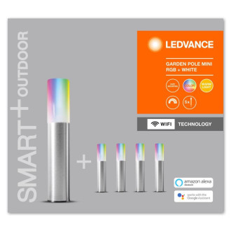 LED RGB+W 3,8W SMART+ WiFi Záhrada 5 POLE Mini LEDVANCE svetelné stĺpy