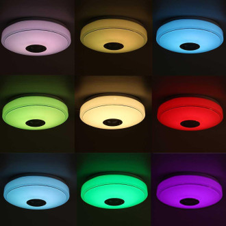 Svietidlo plafón LED 40W RGB reproduktor 330mm