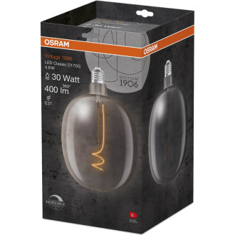 Dekoratívna LED žiarovka E27 BALLON 4,8W  30W 400lm 2700K Warm 320° Filament Dimmable OSRAM Vintage 1906