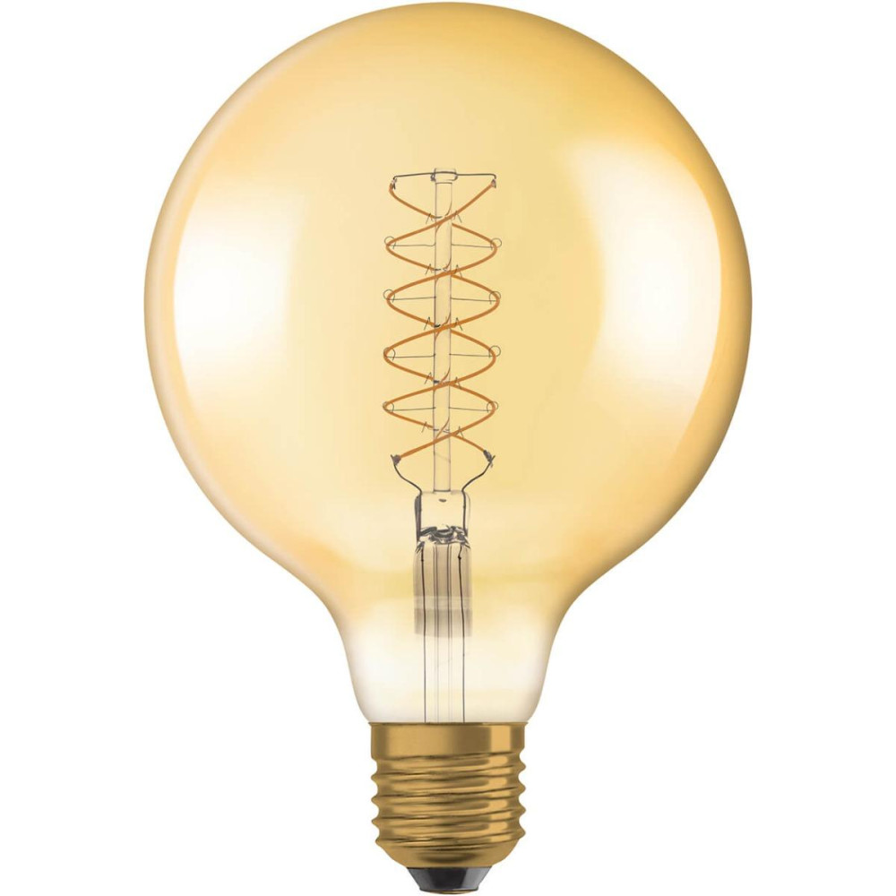 Dekoratívna LED žiarovka E27 G125 4,8W  37W 420lm 2200K Warm 320° Filament Dimmable OSRAM Vintage 1906