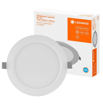 Zapustený LED panel 12W 6500K DOWNLIGHT Slim DN155 LEDVANCE kruhový