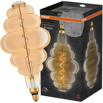 Dekoratívna LED žiarovka E27 NEST 4,8W  33W 360lm 2200K Warm 320° Filament Dimmable OSRAM Vintage 1906