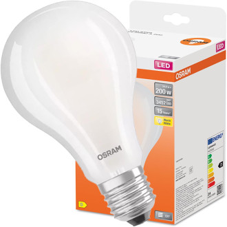 LED žiarovka E27 A60 24W  200W 3452lm 2700K Warm 300° Filament OSRAM STAR