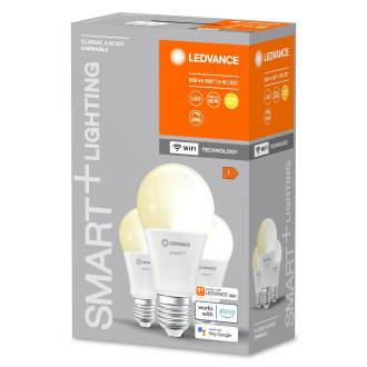 3PAK LED žiarovka E27 A60 9W 806lm 2700K Warm SMART+ WiFi Dimmable Classic LEDVANCE