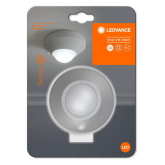 Stropné svietidlo LED Nightlux Silver 1.70W 105lm 4000K IP20 Ledvance Senzor pohybu