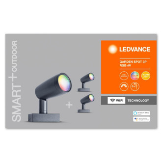 LED RGB+W 14,5W SMART+ WiFi GARDEN 3 Spot záhradný reflektor LEDVANCE