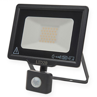 LED reflektor so senzorom pohybu 30W 2400LM 3000K IP44 KOBI MHC