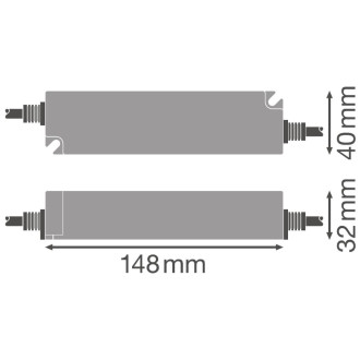 LED zdroj 30W 24V DC IP66 IP66 LEDvance