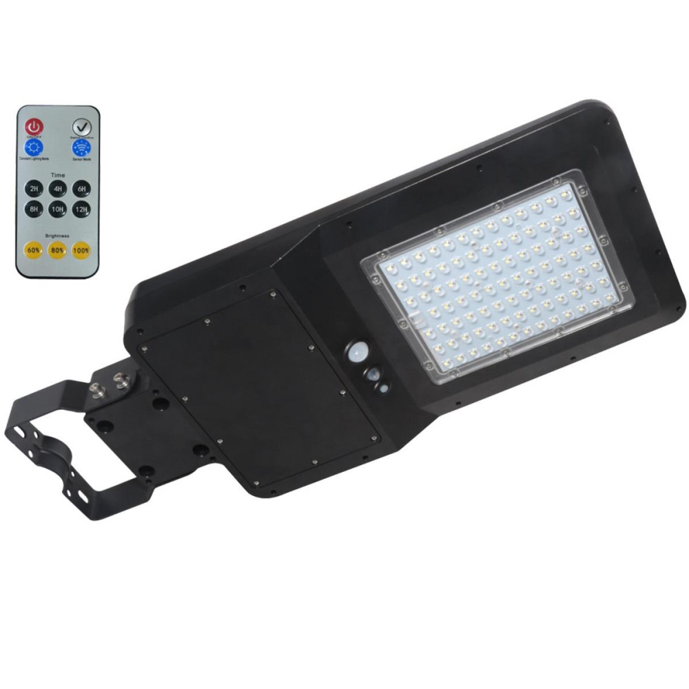 Solárny LED reflektor 40W 4000K Neutral 4800lm IP65 pohybový senzor Kobi + diaľkové ovládanie