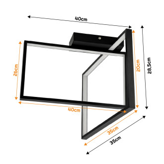 Stropná LED lampa Seattle 60W CCT