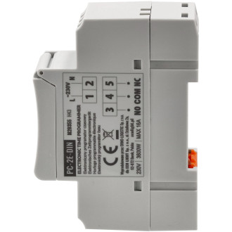 Elektronický časovač 2300W 16A 24-264V AC/DC