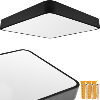 LED panel 24W black - neutrálna biela + senzor pohybu a súmraku