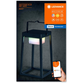 RGB+W IP44 SMART+ BLUETOOTH LEDVANCE Inteligentný solárny záhradný lampáš