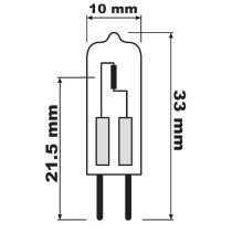 Halogénová žiarovka G4 Capsule 20W 320LM 12V Halostar Oven OSRAM