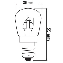 LED žiarovka E14 15W T26 do chladničky OSRAM special