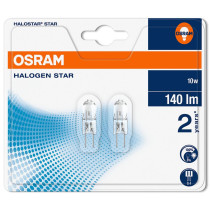 Halogénová žiarovka G4 10W 145lm 2800K 12V OSRAM HALOSTAR Blister