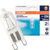 Halogénová žiarovka G9 48W 740lm 2800K OSRAM HALOPIN Blister