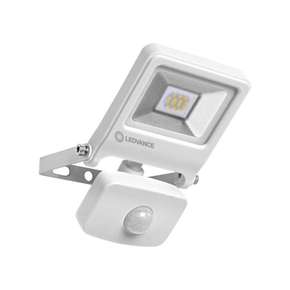 LED reflektor 10W 800lm 3000K IP44 biely s detektorom pohybu LEDVANCE Floodlight Endura