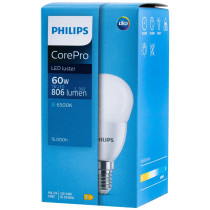 LED žiarovka E14 7W  60W 830lm 6500K studená žiarovka PHILIPS