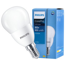 LED žiarovka E14 7W  60W 830lm 6500K studená žiarovka PHILIPS