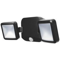 LED reflektor 10W 480lm 4000K IP54 Black s detektorom pohybu LEDVANCE SPOTLIGHT Battery Double