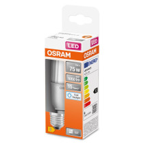 LED žiarovka E27 10W  75W 1050lm 6500K Cold 200° OSRAM STAR STICK