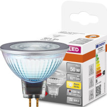 LED žiarovka GU5.3 MR16 8W  50W 621lm 2700K Warm 36° CRI90 12V OSRAM SUPERSTAR Dimmable