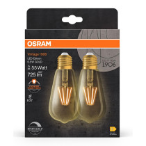 LED žiarovka E27 6,5W 725lm 2400K Warm OSRAM Vintage 1906 Stmievateľná